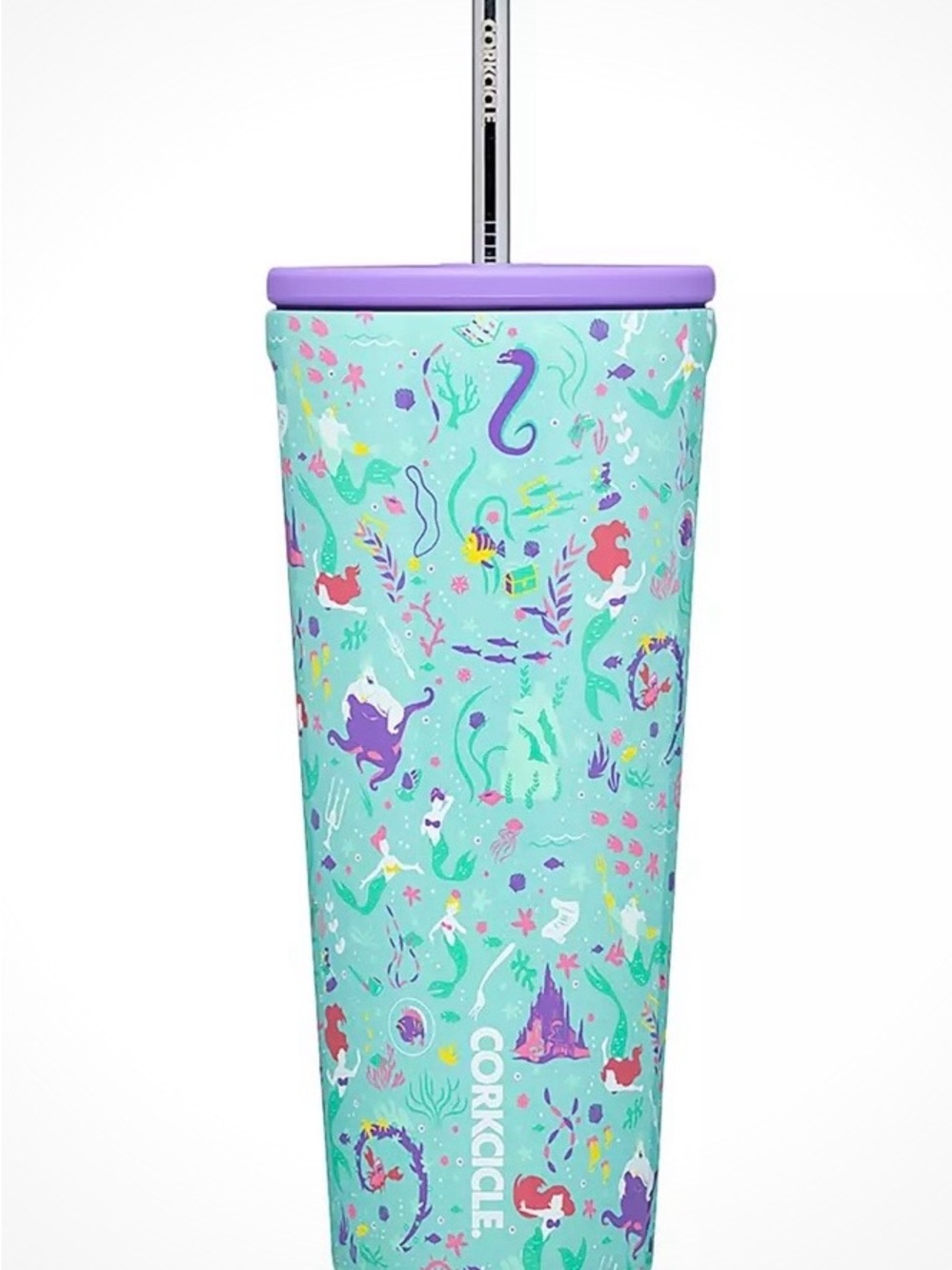 The Little Mermaid Stainless Steel
Tumbler with Straw by Corkcicle